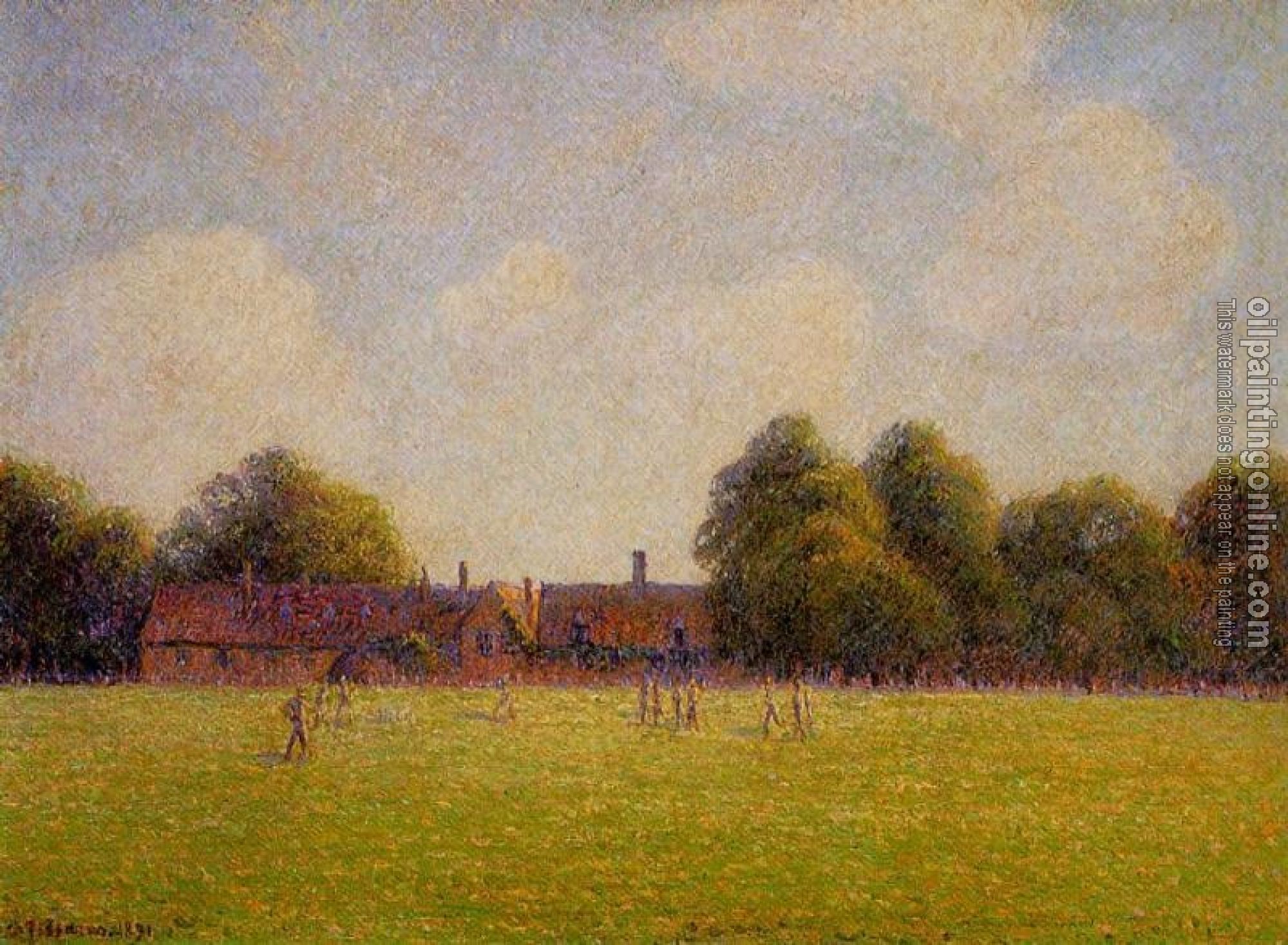 Pissarro, Camille - Hampton Court Green, London
